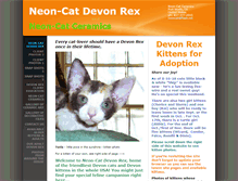 Tablet Screenshot of neon-cat.com